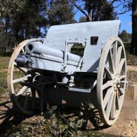 Front View - Krupp 75mm Model 1903 Field Gun - Incomplete (S/N 323)