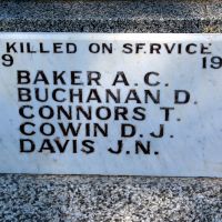 Nambucca Heads War Memorial World War II Roll of Honour