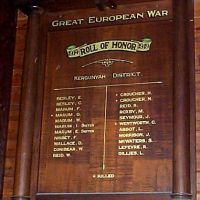Kergunyah District Honor Roll (First World War)