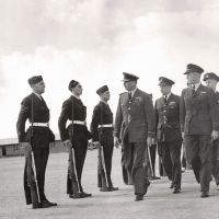 Duke of Gloucesters Visit to 3AOS 7th May 1945