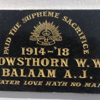 WWI Veterans who made the supreme sacrifice