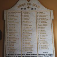 1914 - 1919 Honour Board