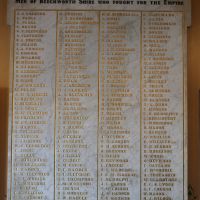 1914 - 1919 Honour Board