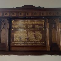 Beechworth Anglican Church WW1 Roll of Honour