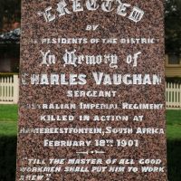 Boar War Memorial Text