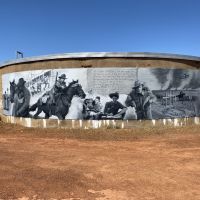 Yeerakine Rock Water Tank ANZAC Memorial Mural 