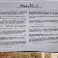 Yeerakine Rock Water Tank ANZAC Memorial Mural Plaque 