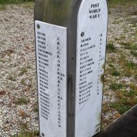 Snake Valley Memorial - Left Rear Pillar View 2