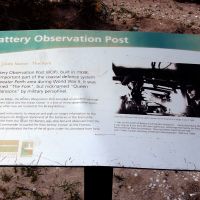 Rottnest Island Signal Ridge Battery Observation Post Interpretative Board