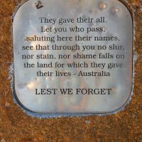 Mullewa War Memorial Commemorative Plaque