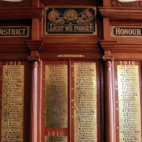 York District World War I Honour Board (2 of 3)
