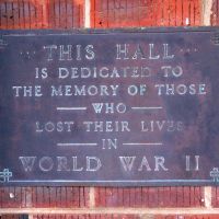 Hyden Memorial Hall Dedication Stone