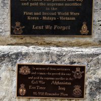 Yanchep National Park War Memorial and Gardens Conflicts Dedication Plaques