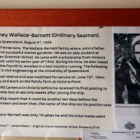 HMAS Nizam Tragedy Memorial Interpretative Board Located in the Cape Leeuwin Lighthouse Keepers Cottage