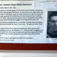 HMAS Nizam Tragedy Memorial Interpretative Board Located in the Cape Leeuwin Lighthouse Keepers Cottage