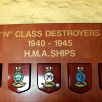 HMAS Nizam Tragedy Memorial "N" Class Destroyers Ships Badges Display Located in the Cape Leeuwin Lighthouse Keepers' Cottage