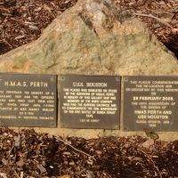 HMAS Perth and USS Houston  Dedication and Commemorative Plaques