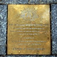 The 2/16th Battalion Memorial Dedication Plaque