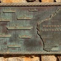 United States Navy Plaque of Appreciation to the People of Western Australia