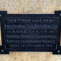 Western Australian Jewish War Memorial Foundation Stone