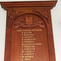 Lake Marmal Red Cross Roll of Honour