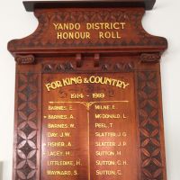 Yando District Honour Roll