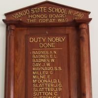 Yando State School Honor Board 