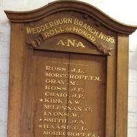 Wedderburn ANA Roll of Honor 