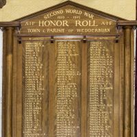 Wedderburn WW2 Honour Roll