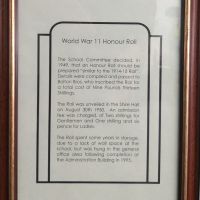 Strathfieldsaye State School Roll of Honor 2