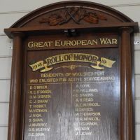 Woolshed Flat Roll of Honor 