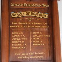 Burkes Flat Roll of Honor