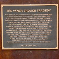 The Vyner Brooke Tragedy Memorial Interpretative Plaque, Kings Park Perth