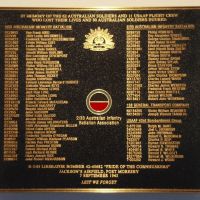 Port Moresby Liberator Crash 2-33 AIF Honour Roll ANZAC Memorial Sydney Hyde Park