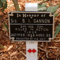 2/2nd Australian Commando Squadron Memorial Plaque Located Adjacent to the Main Memorial, Kings Park Perth