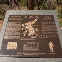 Korean War Memorial Interpretative Plaque, Kings Park Perth