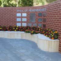 St George's College Wall of Remembrance at dedication 11 Nov 2007