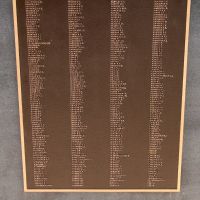 Korean War Memorial Western Australian Service Personnel Roll of Honour Plaque, Kings Park Perth