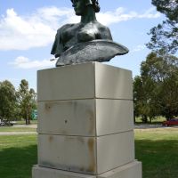 The Bellona Sculpture, in the grounds of the Australian War Memorial