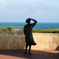 HMAS Sydney II Memorial "Watching Woman" Sculpture Looking Eternally to Seaward