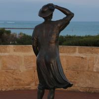 HMAS Sydney II Memorial "Waiting Woman" Looking to Seaward at Sunrise