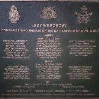 Korean War Roll of Honour