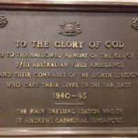 2/10th Australian Field Ambulance Memorial Plaque