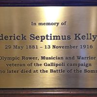 Frederick Septimus Kelly DSC Memorial Plaque