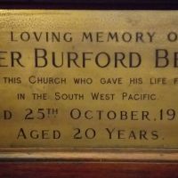 Walter Burford Bernie Memorial Plaque