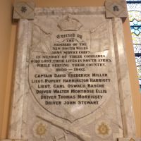 NSW Army Service Corps Boer War Roll of Honor