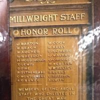 NSW Government Railways Millwright Staff Honor Roll 