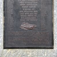 US Navy Submarine World War II "Still on Patrol" Interpretative Plaque