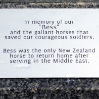 Commemorative Plaque at the Base of the Desert Mounted Corps Memorial Overlooking King George Sound, Albany
