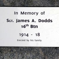 Commemorative Plaque at the Base of the Desert Mounted Corps Memorial, Albany